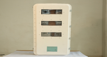 Three Phase SMC Distribution Box Brand LAN Material CRP Current 63 Amp IP Rating IP 33 Phase Three Phase Portability - LAN Engineering And Technologies - India