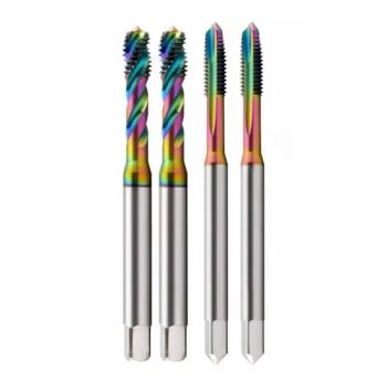 Spiral Fluted Tap Die Unc Unf Uns 10 32 1 4 3 8 2 56 4 40 8 32 10 24 7 16 1 2 3 4 Tc50 Coating Thread Taps for Aluminum - Dongguan Kunming Electronics Technology Co., Ltd. - China