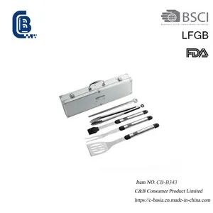Stainless Steel Handle Cookware, Kitchenware, Barbecue Cooking Tools, BBQ Grill Set - Yangjiang C&B Consumer Product Limited - China