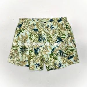 Men Boy Polyester Printing Swim Shorts Apparel Trousers Kids Wear Pants - QUANZHOU LONGHUA TRADING CO., LTD. - China