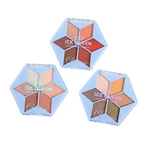 Unique High Chroma Shimmer Make up Eye Shadow Palette Use Eye Form Powder Finish Natural Model NO. D1804 HS Code - Jinhua Sanctity Cosmetics Co., Ltd. - China