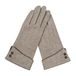 Fashion Scree Touchable Gloves Warm Winter Gloves Folded Cuff Gloves - Hebei Dishixiao Gloves Manufacture Co., Ltd - China
