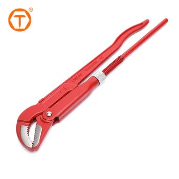 S Bent Nose Carbon Steel Wrenches Hand Tools Heavy Duty Pipe Wrench - Hebei Sinotools Industrial Co., Ltd. - China