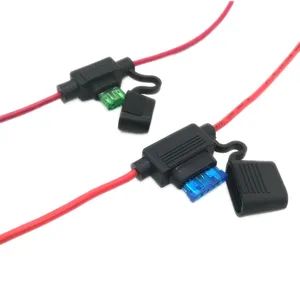 Factory Outlet 12V Waterproof Auto Fuse Holder Standard Copper and Plastic with 16AWG Wire 3A 5A 10A Fuse Components for Automotive Use - Shenzhen Cozy Electronics Co.,Ltd. - China