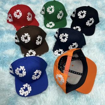 Wholesale High Quality Fitted Hats Custom Fashion New Design Streetwear 6 Panel Cotton Flat Brim Printing Colourful Denim Tears Snapback Caps - Guangzhou New Apparel Trade Company Limited - China