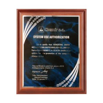 Factory Direct Awards Supplies with Blue and Red Shading Aluminum Small Wood Plaques - Pujiang Quefei Handicrafts Co., Ltd. - China