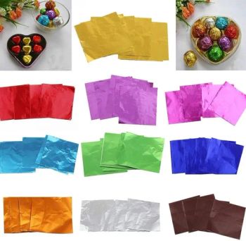 Food Grade Chocolate Wrapping Paper Candy Bar Aluminum Foil Wrapping Paper Aluminum Foil Roll Candy Bar Wrapping Paper - Qingdao Shengxintian New Materials Co., Ltd. - China