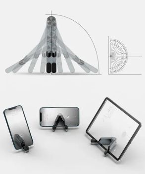 Mini Adjustable Foldable Portable Metal Aluminum Alloy Mobile Phone Holders - Shenzhen Ainville Electronics Co.,Ltd. - China