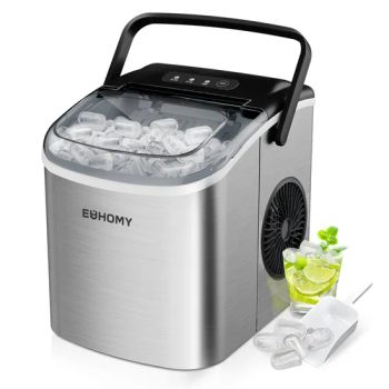 Self-Cleaning Ice Making Portable Ice Makers Machine with Carry Handle - Ningbo Hoome InformationTechnology Co., Ltd. - China