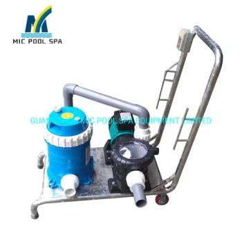 Swimming Pool 304 Stainless Steel Trolley Manual Sewage Suction Cart Swimming Pool Equipment Cleaning Trolley - GUANGZHOU MIC POOL SPA EQUIPMENT LIMITED - China