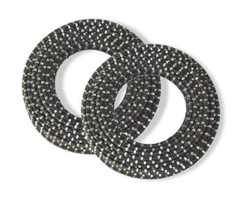 Diameter 11mm Spring Rubber Diamond Wire Saw for Concrete MOQ 10m Origin China Diameter 11mm Spec 37 Beads/M Model NO. - Johnson Tools Manufactory Co., Ltd. - China