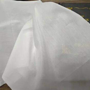 14mm Silk Cotton Plain Volie 30%Silk 70%Cotton 140cm Base Fabric for Custom Dyeing Printing Women Shirts - Suzhou Huiyu Textile Co., Ltd - China