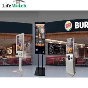22 27 32 43 Free Stand Self Service Order Payment Touch LCD Kiosk Terminal with Face Camera Barcode Scanner NFC Module POS Tickett - Shenzhen Lifewatch Information Technology Co., Ltd. - China