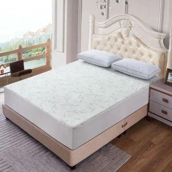 Eco Friend Bamboo Waterproof Mattress Cover Deep Pocket Breathable Mattress Protector for Hotel Home - Singao-Tex Group - China