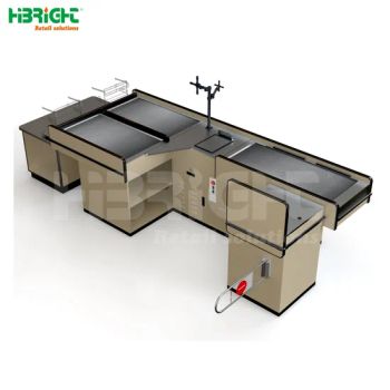 Light Duty Supermarket Shelves Grocery Store Checkout Counter Front Display Rack - Suzhou Highbright Store Fixtures Co., Ltd. - China