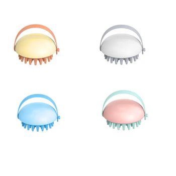 Wholesale Baby Hair Brush Silicone Waterproof Reusable Soft Silicone Baby Brush and Comb for Cleaning Baby Hair - NINGBO AOVEA IMPORT & EXPORT CO., LTD. - China