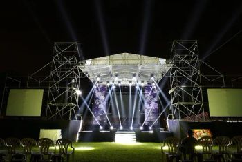 Httruss PA System Outdoor Speaker System Trademark HTtruss HS Code 761090000 Truss Main Tube 50*3mm Origin Guangdong - Foshan Zhongheng Performing Arts Equipment Co. Ltd. - China