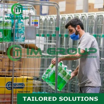 Heavy Duty Storage Roll Cage with Rubber Wheels for Durability - Innovate Metal Packing Group Limited - China
