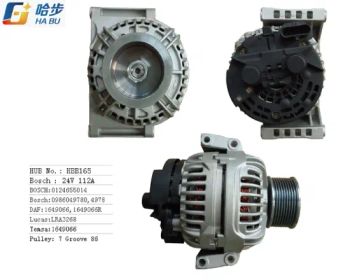 100 New Daf Truck Alternator with 0124655014 24V112A - Maanshan Hub Electromechanical Technology Co., Ltd - China