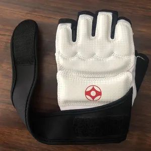 White Kyokushinkai Karate Gloves Kyokushin Karate Gloves with Long Band - Shenyang Sinobudo Sporting Goods Co.,Ltd. - China