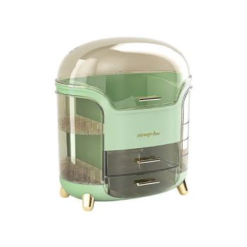 Glass Skin Care Lipstick Jewelry Facial Mask Desk Dust-Proof ABS Large Capacity Shelf Light Luxury Cosmetics Storage Box - Good Seller Co., Ltd. - China