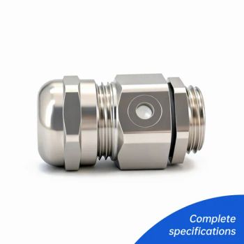 SS304 M22 Premium Breathable Waterproof Metal Cable Gland for Secure Connections - Jiangsu Yikawei Electronic Technology Co., Ltd. - China