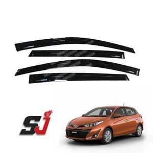 Best Sell Car Door Shield Door Visor Car Body Kits Accessories Rain Visor for 2018 Yaris - Guangzhou SHENJIAN Car Accessories Co., Ltd. - China