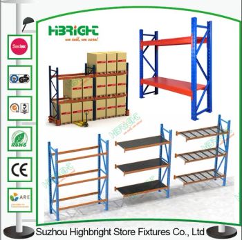 Warehouse Storage Push Back Pallet Rack 1Y MOQ100 15D - Suzhou Highbright Store Fixtures Co., Ltd. - China
