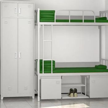 Hot Sales Metal Bunk Beds with Shoe Rack and Lockers School Home Hostel Use - Xiamen Anzhiyan Trading Co., Ltd. - China