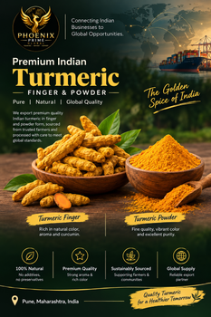 Turmeric, Saffron, towels, Spices - Phoenix Prime Global - India