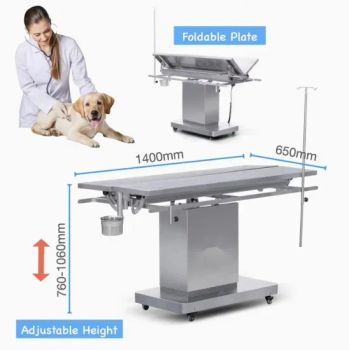 Stainless Steel Electric Platform Veterinary Surgical Instruments Operating Table Animal - Guangzhou Herun Bio-Pharm Co., Ltd. - China