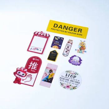 Factory OEM Custom Brand Garment Labels and Tags Eco-Friendly Hangtag Customized Name Plastic PVC Swing Hang Tag - Qingdao Horizon Co., Ltd. - China
