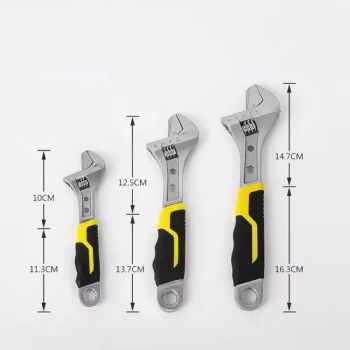 Multi-Function Adjustable Wrench Steel Adjustable Wrench with Rubber Handle Other Hand Tools - Nanjing Toutru Trading Co., Ltd. - China