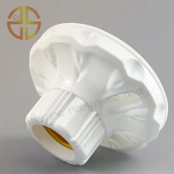 Premium E27 White Plastic Screw Lampholder for Light Bulbs Voltage 250V Origin China Specification E27 Trademark Sansheng - Fuzhou Sansheng Industry and Trade Co., Ltd. - China