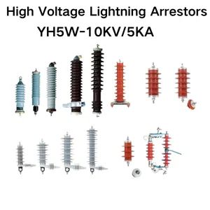 Hy5w-10 Kv 5ka High Voltage Metal Oxide Gapless Polymeric Lightning Surge Arrester - Zhejiang Yangcheng Electric Co., Ltd - China