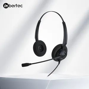 New Contact Center Binaural Headset with Nc for VoIP PBX Solutions - Xiamen Inbertec Electronic Technology Co., Ltd - China