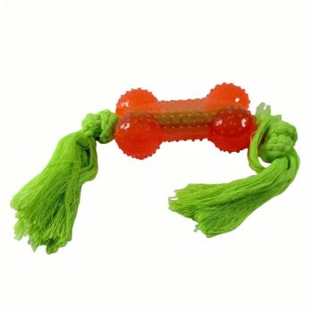 Reinforced Bone Shape Pet Dog Toys with Colorful Rope for Tug Training - Jiangyin Jiashuo Technology Co., Ltd - China
