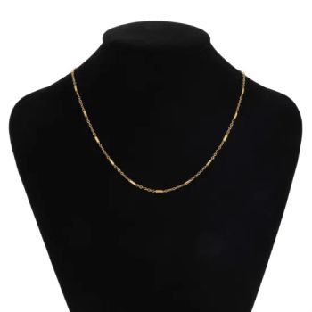 in Stock Wholesale Jewelry Price Stainless Steel Rope Chain 18K Gold Plated Filled Thin Necklace Franco Snake Cuban Link Chains - HENAN GRACE JEWELRY CO., LTD. - China