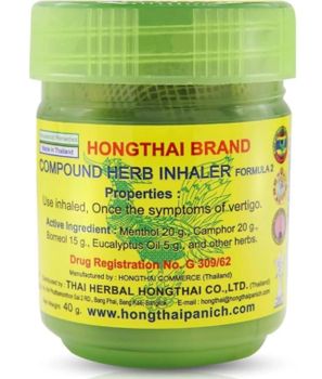 HOT SELLING HONGTHAI ORIGINAL THAI COMPOUND HERB INHALER WILD CULTIVATED FORMULA 2 Camphor & Menthol Health Food Grade 5g - KAEWMUNGKORNPHAESAJ CO., LTD. - Thailand