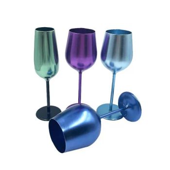 New Aluminum Wine Cup Aluminum Cup Champagne Wine Glasses Tall Cups - Ningbo SOYOPACK Co., Ltd. - China
