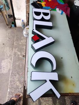 Aluminum Profile Letter Ms Letters Available Radium Work Available Steel Letters Available Brass Letters Available Cnc Router Cutting - Kala Mandir - India