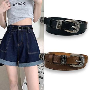 Women's Belt Clip Waist Alloy Belt Women's Belt - Designer PU Leather Belts and Luxury Brand Famous Designer Belt Price - Quanzhou Fengze Qiyuangou Department Store - China