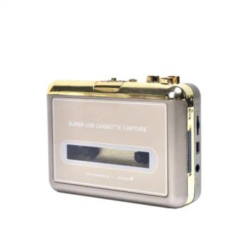 Ton008 Gold Case USB Tape Player to MP3 Cassette Player Walkman - HXH-GLOBAL CO., LTD. - China