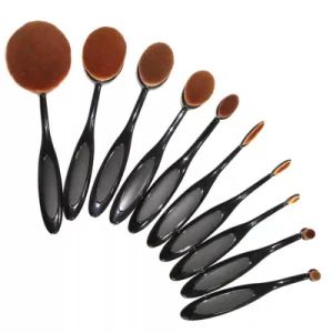 10 Piece Suit Foundation Make-up Bb Cream Liquid No Mark Light Powder Free Toothbrush Type Makeup Brush - Good Seller Co., Ltd. - China