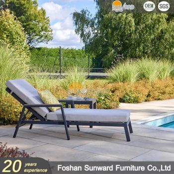 Modern Garden Furniture Aluminum Outdoor Sun Lounger Chaise Lounge - Foshan Sunward Furniture Co., Ltd. - China