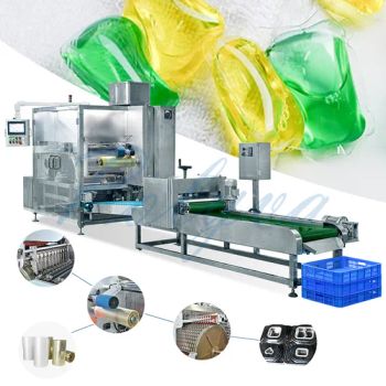 Polyva Double Chambers Sachet Filling Making Laundry Pods Equipment Manufacturing Machinery Blister Packaging Machines - Foshan Polyva Materials Co., Ltd - China