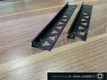 Aluminum Profiles L Shape Trims for Tile with Anodized Black Color - Foshan Greenland Metal Co., Ltd. - China