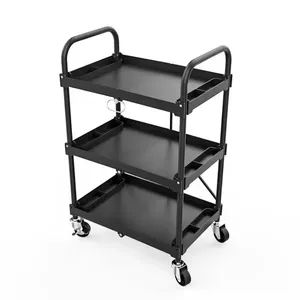 Rolling Tool Storage Trolley Organizer with Dividers Bins Trays Utility Cart - Nanjing Toutru Trading Co., Ltd. - China