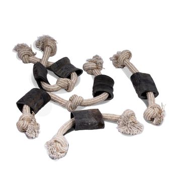 Dog Toys- made of Buffalo horn and cotton Rope - Almighty Overseas Nepal Pvt Ltd - Nepal