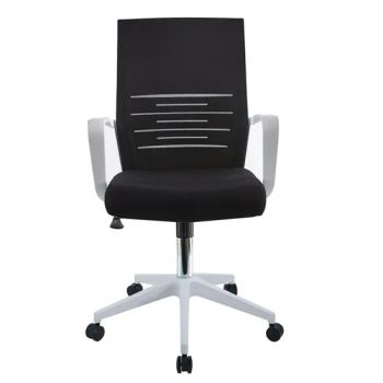 2026 Wholesale Low Price Adult Black Nylon Backrest Revolving Swing Net Mesh Back Office Armchair Reception Chair with Swivel Lock - Qinhuangdao Yukuan Trading Co., Ltd - China